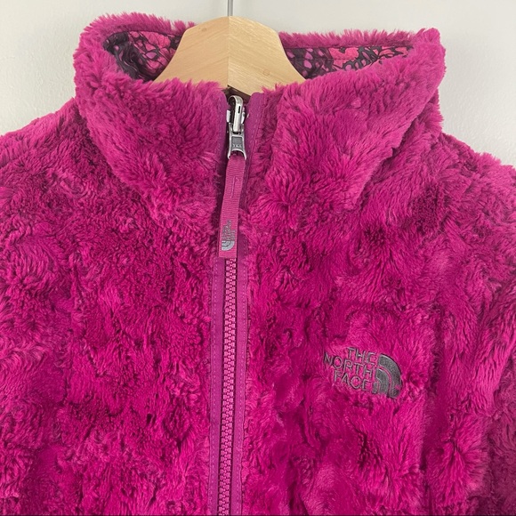 THE NORTH FACE Roxbury Pink Butterfly Camo Reversible Mossbud Swirl Jacket - Picture 10 of 12